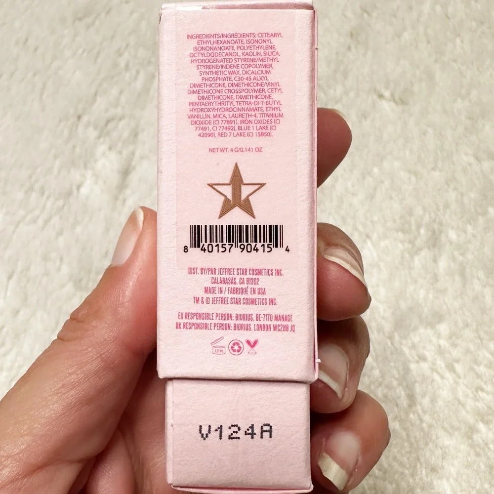 NIB Jeffree Star Velvet Trap Lipstick in Celebrity Skin OG Full Size 4g